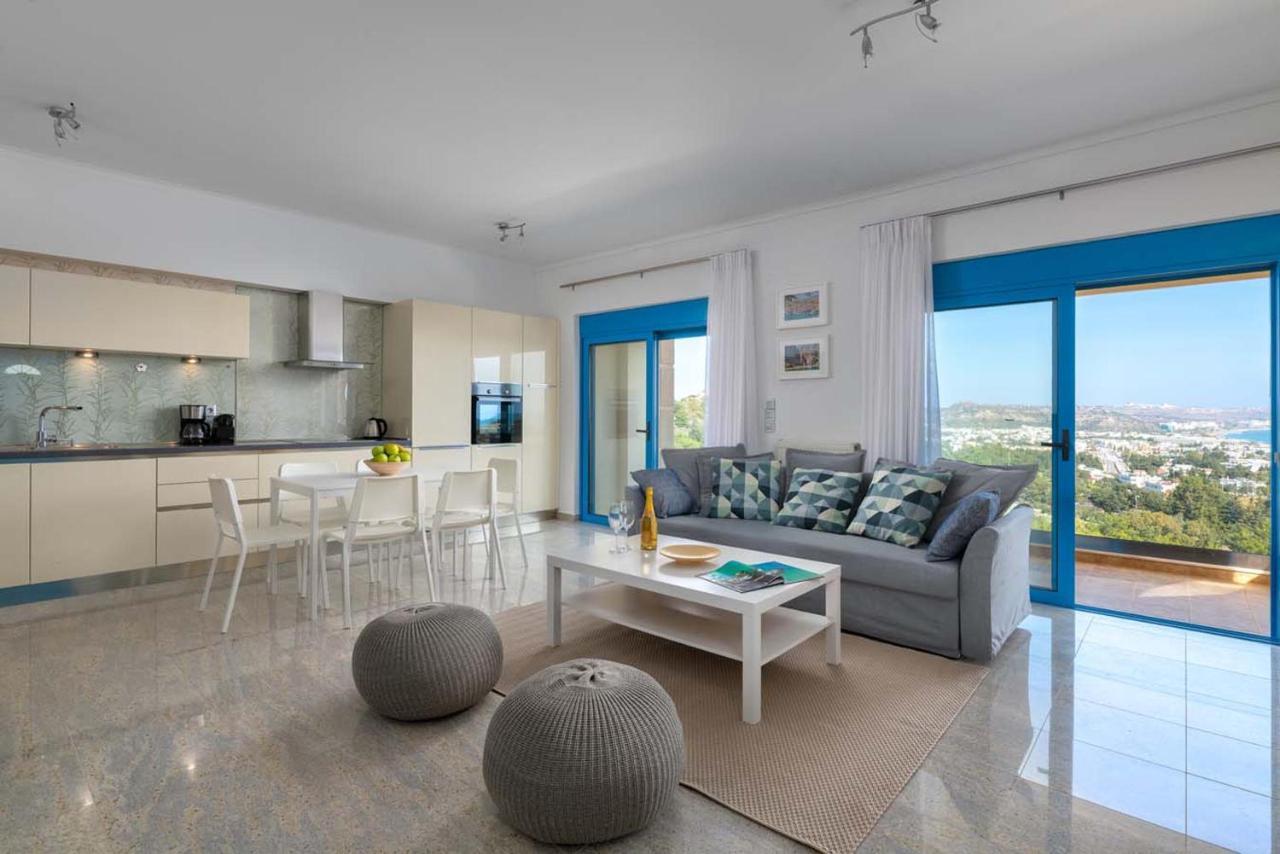 Aegean View Estates Daire Faliraki Dış mekan fotoğraf